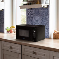 Danby - 0.7 cu.ft. Black Countertop Microwave - DBMW0721BBB