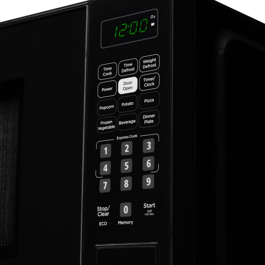 Danby - 0.7 cu.ft. Black Countertop Microwave - DBMW0721BBB
