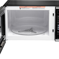 Danby - 0.7 cu.ft. Black & Stainless Steel Countertop Microwave - DBMW0722BBS