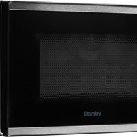 Danby - 0.7 cu.ft. Black & Stainless Steel Countertop Microwave - DBMW0722BBS
