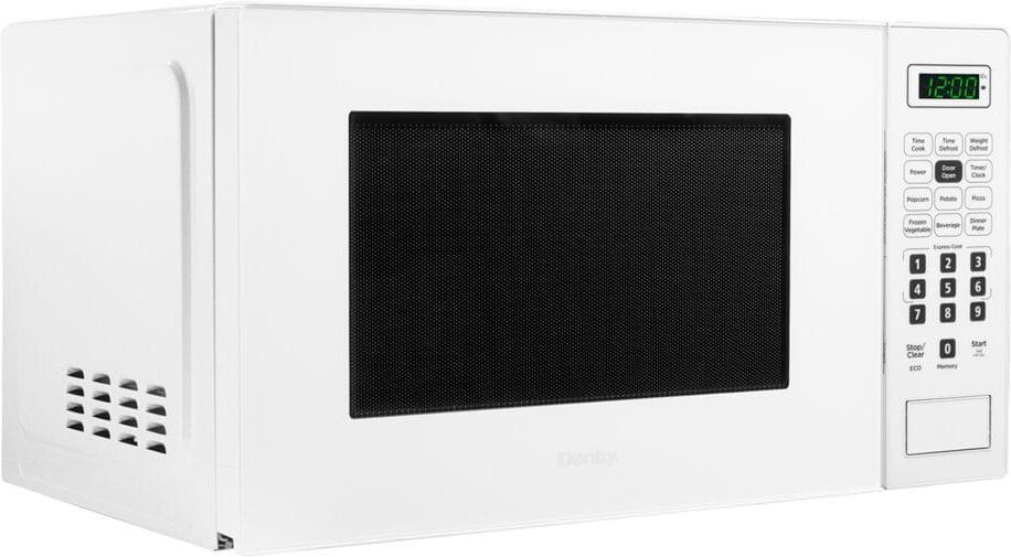 Danby - 0.7 cu.ft. White Countertop Microwave - DBMW0721BWW
