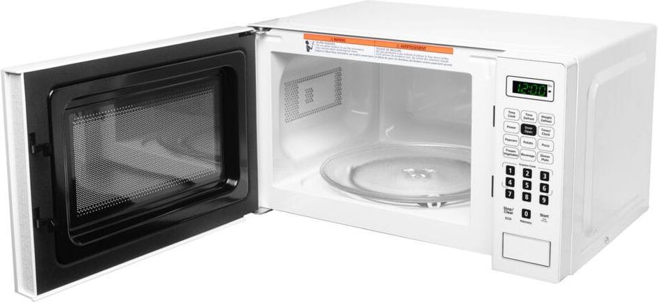 Danby - 0.7 cu.ft. White Countertop Microwave - DBMW0721BWW