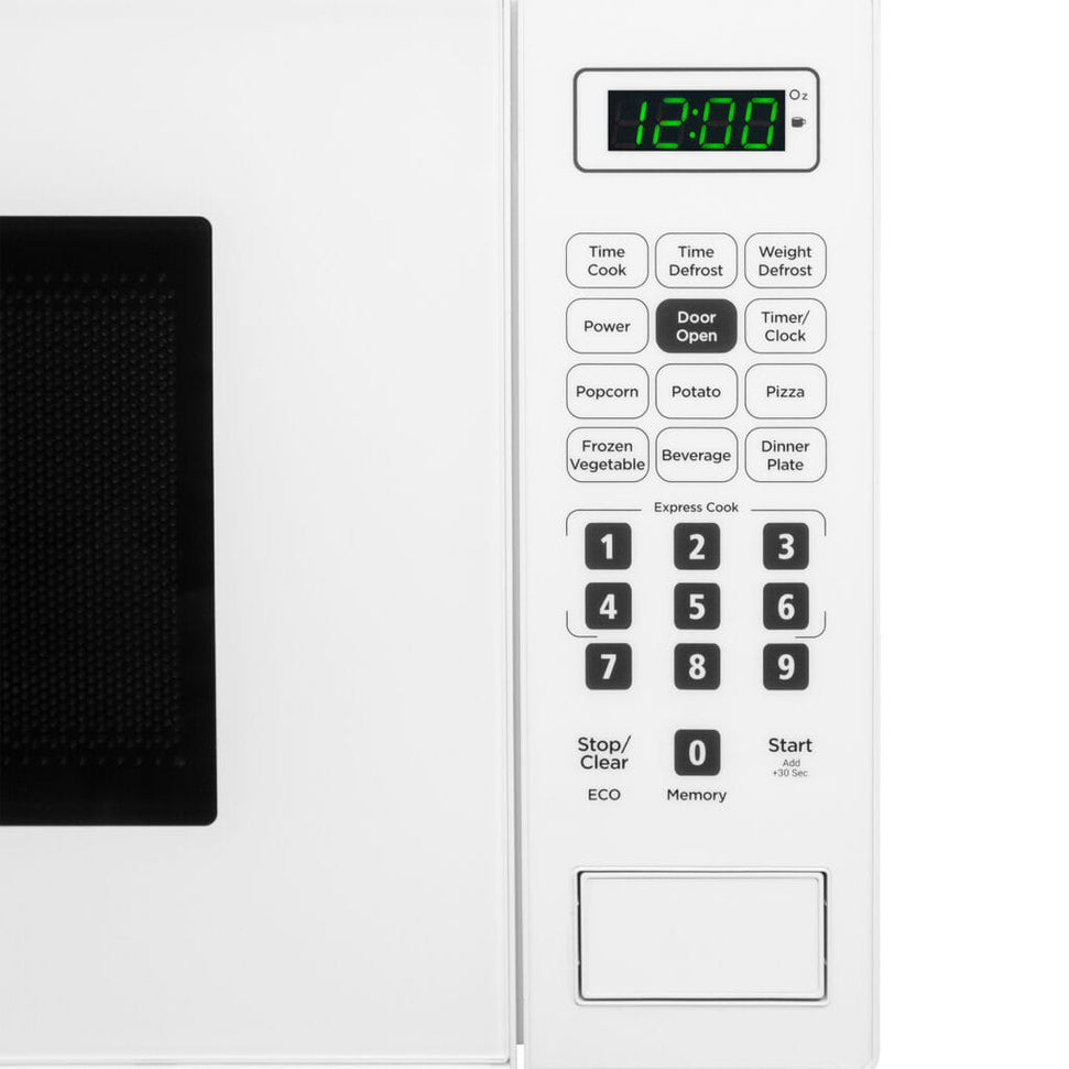 Danby - 0.7 cu.ft. White Countertop Microwave - DBMW0721BWW