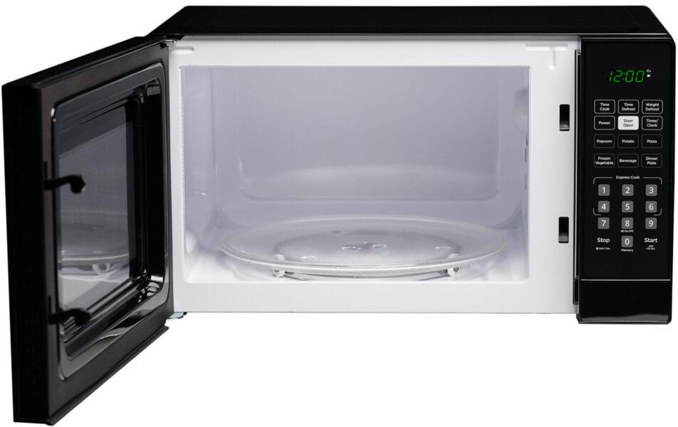 Danby - 0.9 cu.ft. Black Countertop Microwave - DBMW0921BBB