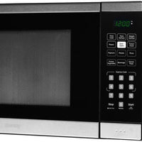 Danby - 0.9 cu.ft. Stainless Steel & Black Countertop Microwave - DBMW0925BBS