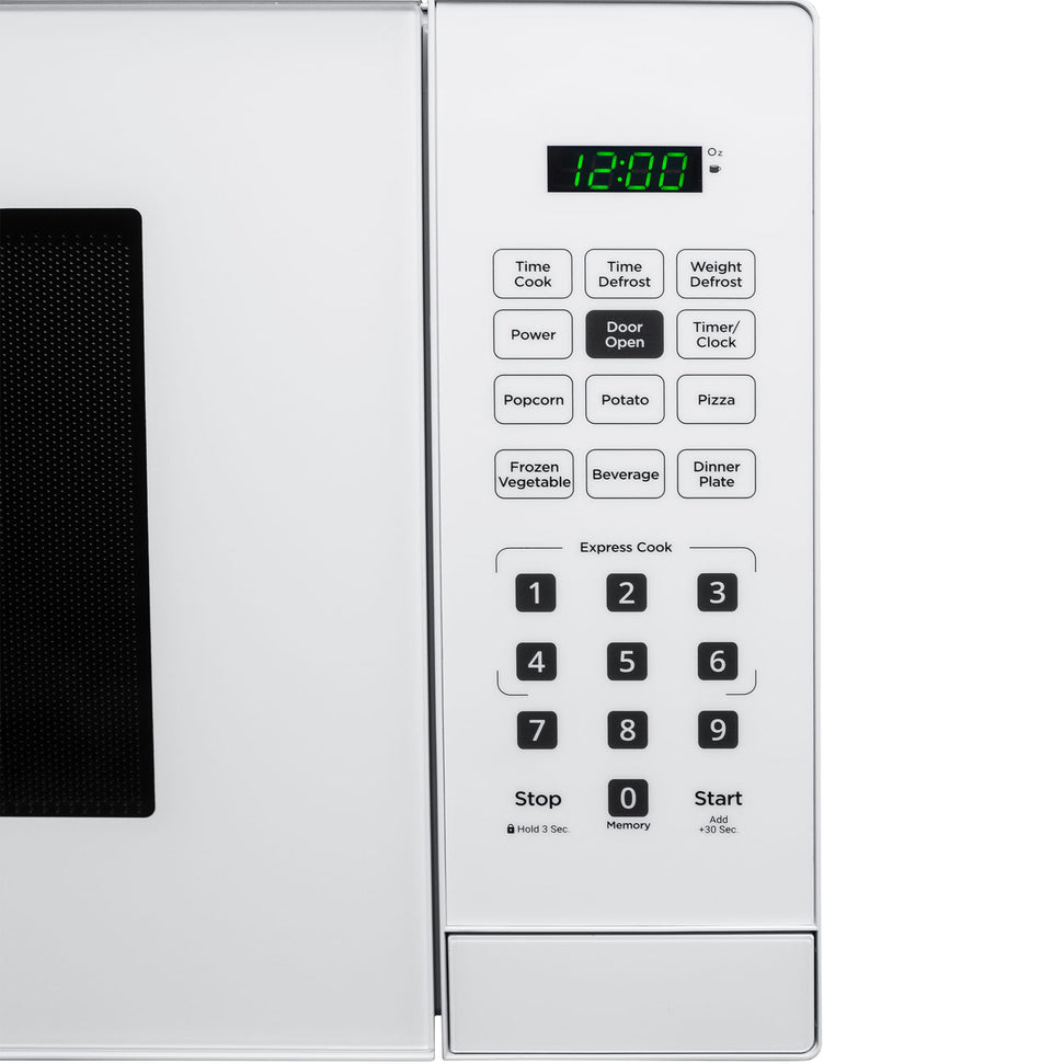 Danby - 0.9 cu.ft. White Countertop Microwave - DBMW0921BWW