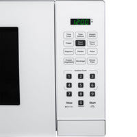 Danby - 0.9 cu.ft. White Countertop Microwave - DBMW0921BWW