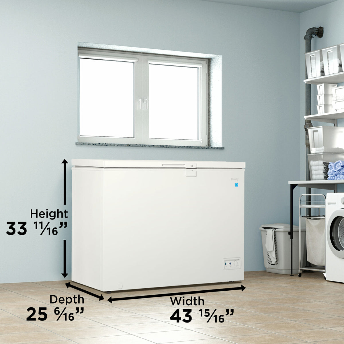 Danby - 10 cu. ft. Chest Freezer In White - DCF100A5WDB