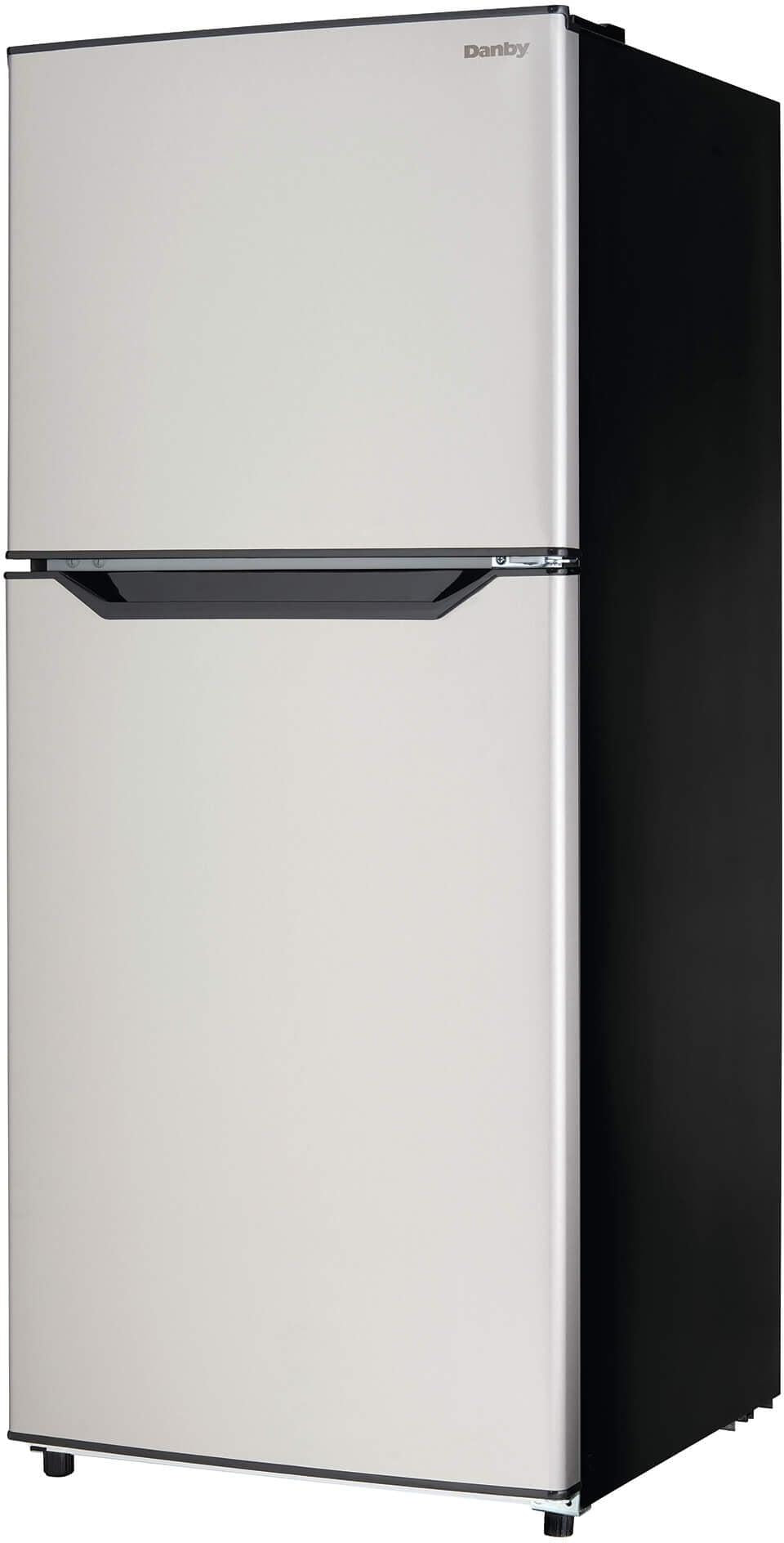 Danby - 10 cu.ft. Apartment Size Top Mount Fridge In Stainless Steel - DFF101B1BSSDB