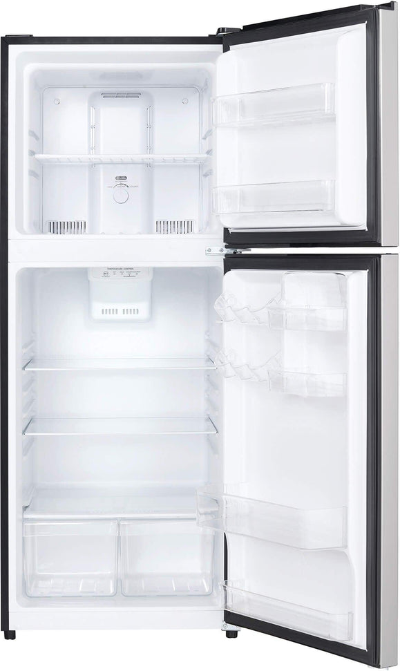 Danby - 10 cu.ft. Apartment Size Top Mount Fridge In Stainless Steel - DFF101B1BSSDB