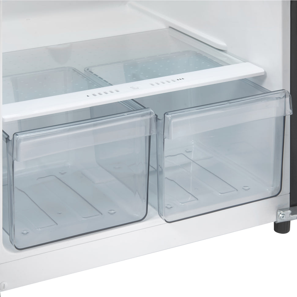 Danby - 10 cu.ft. Apartment Size Top Mount Fridge In Stainless Steel - DFF101B1BSSDB