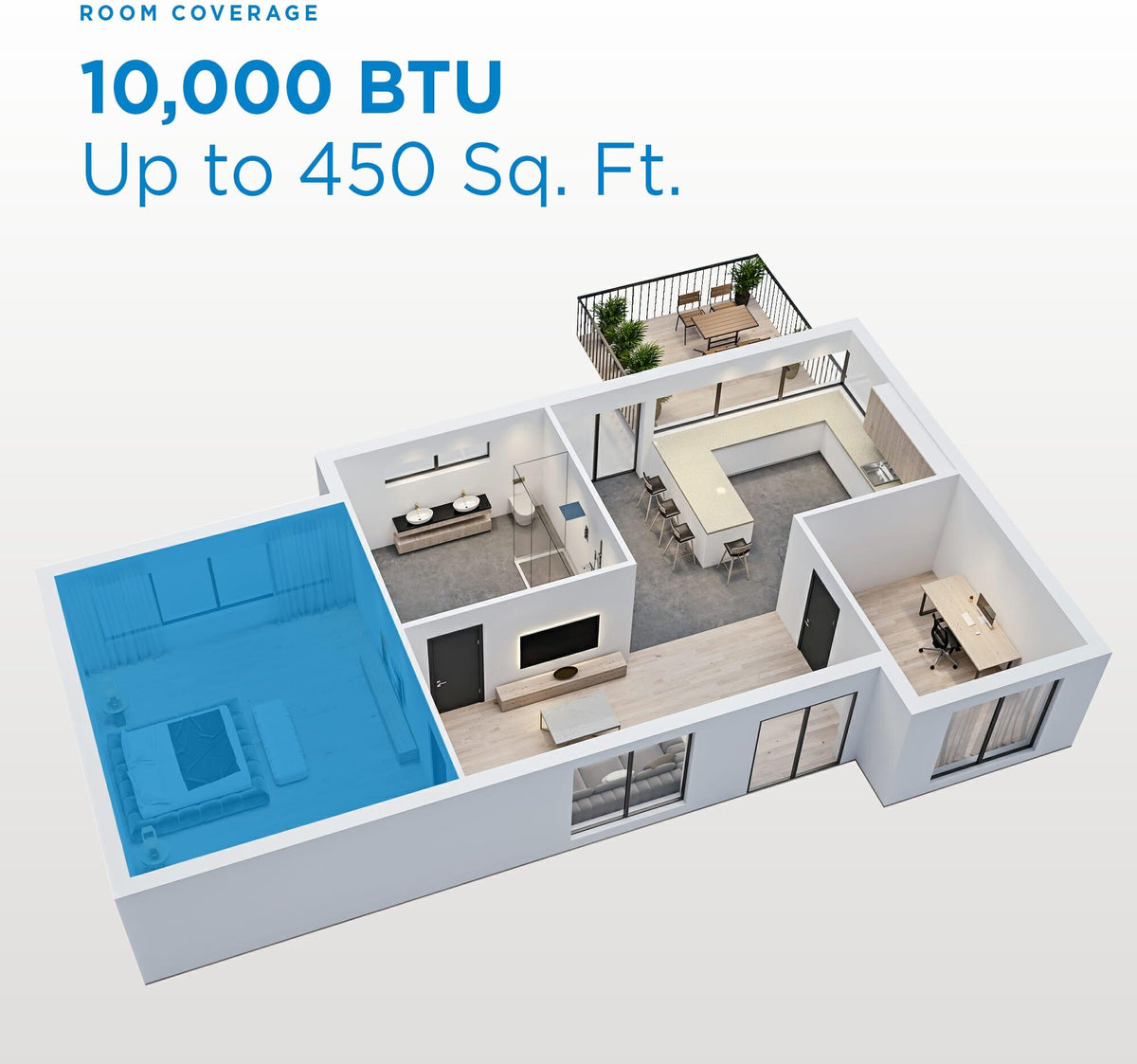 Danby - 10000 BTU Through-The-Wall AC In White - DTAC100B1WDB