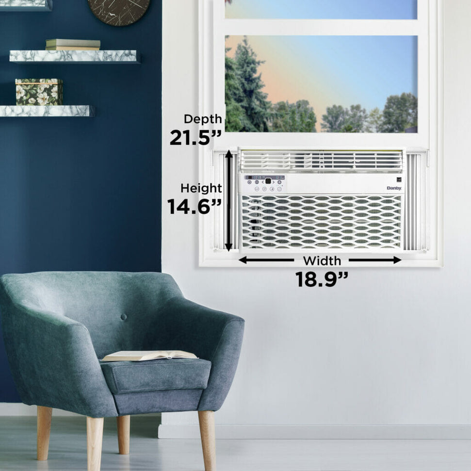 Danby - 10000 BTU Window AC in White - DAC100EB6WDB