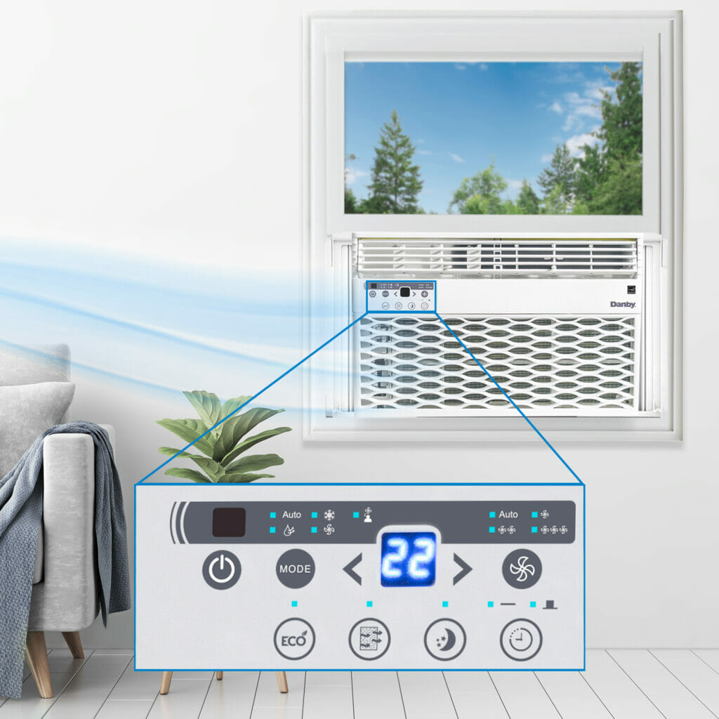 Danby - 10000 BTU Window AC in White - DAC100EB6WDB