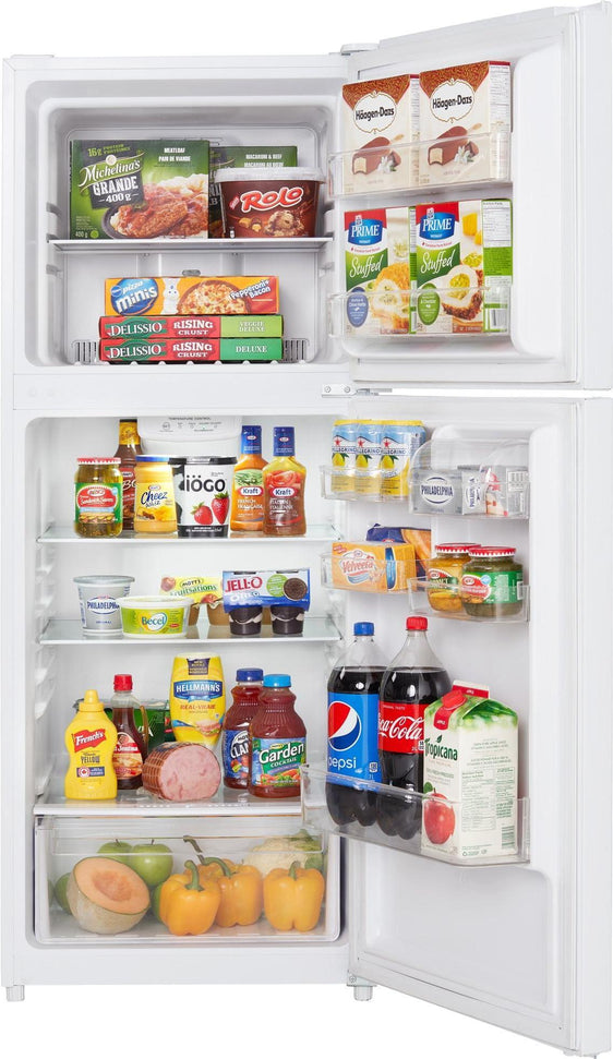 Danby - 10.1 cu.ft. Apartment Size Top Mount Fridge In White - DFF101B1WDB