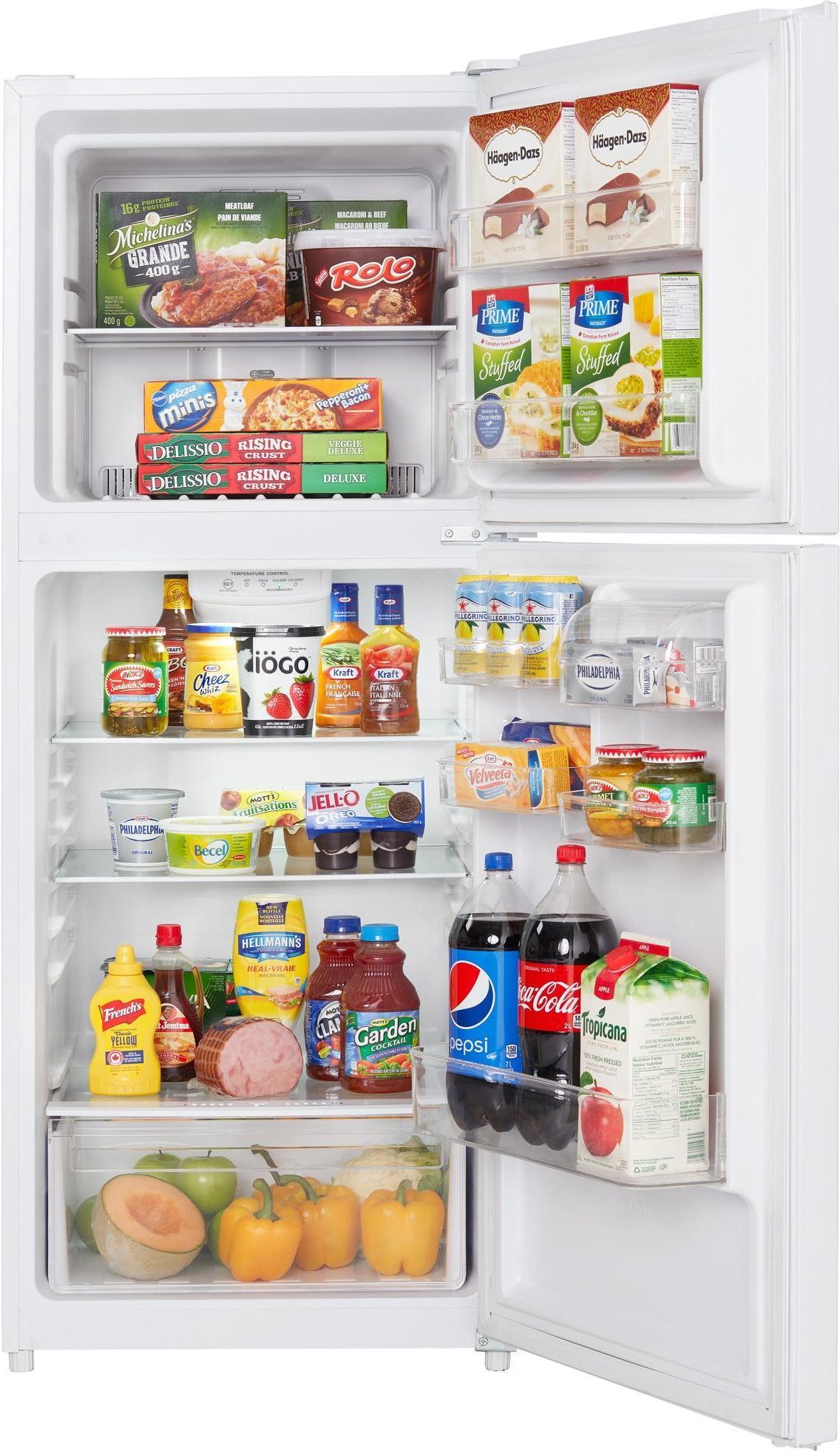 Danby - 10.1 cu.ft. Apartment Size Top Mount Fridge In White - DFF101B1WDB