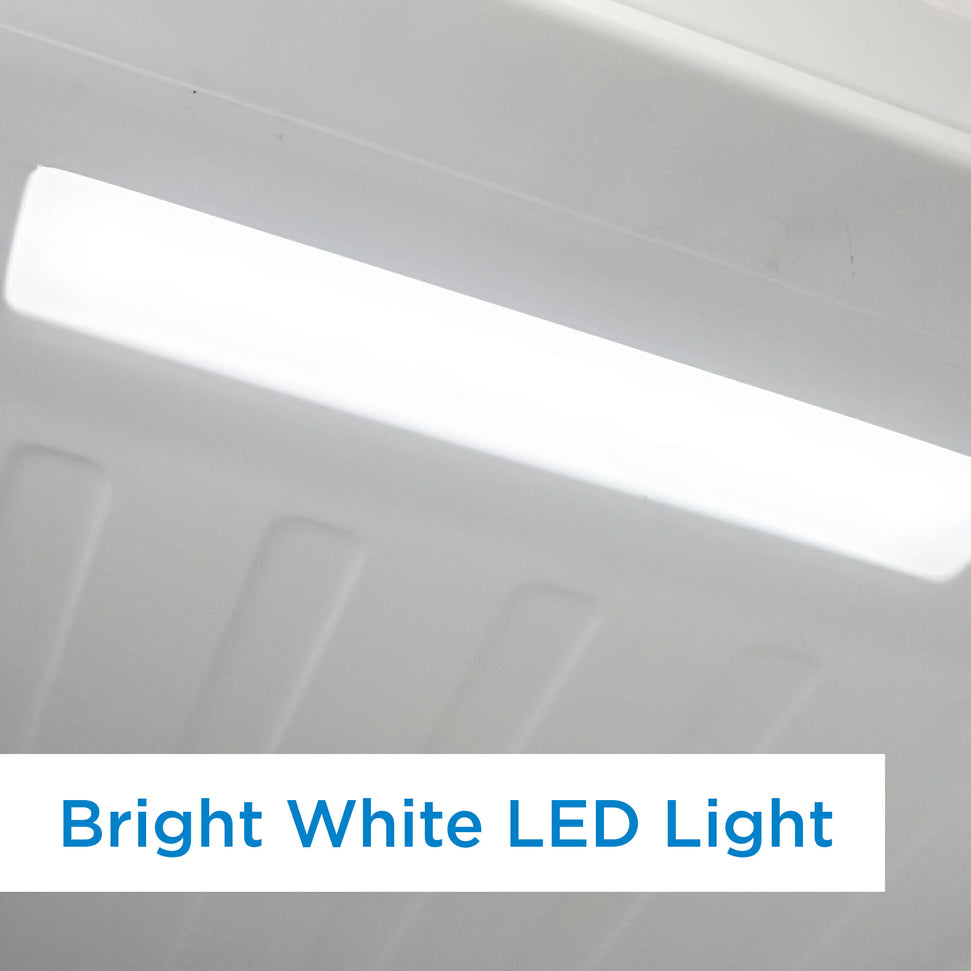 Danby - 10.1 cu.ft. Apartment Size Top Mount Fridge In White - DFF101B1WDB