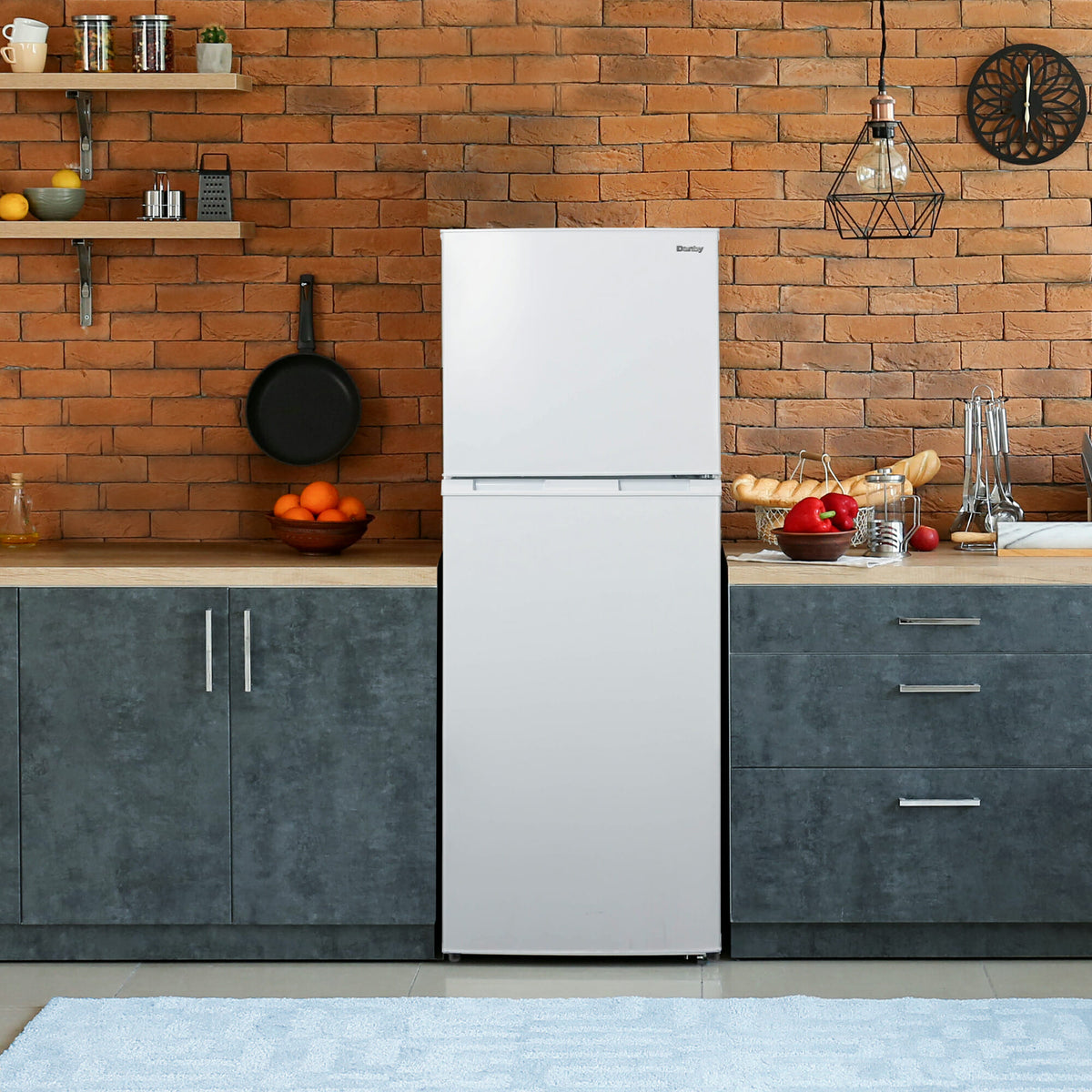 Danby - 10.1 cu.ft. Apartment Size Top Mount Fridge In White - DFF101B1WDB