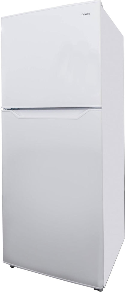 Danby - 11 cu.ft. Apartment Size Top Mount Left Hinged Fridge In White - DFF116B2WDBL