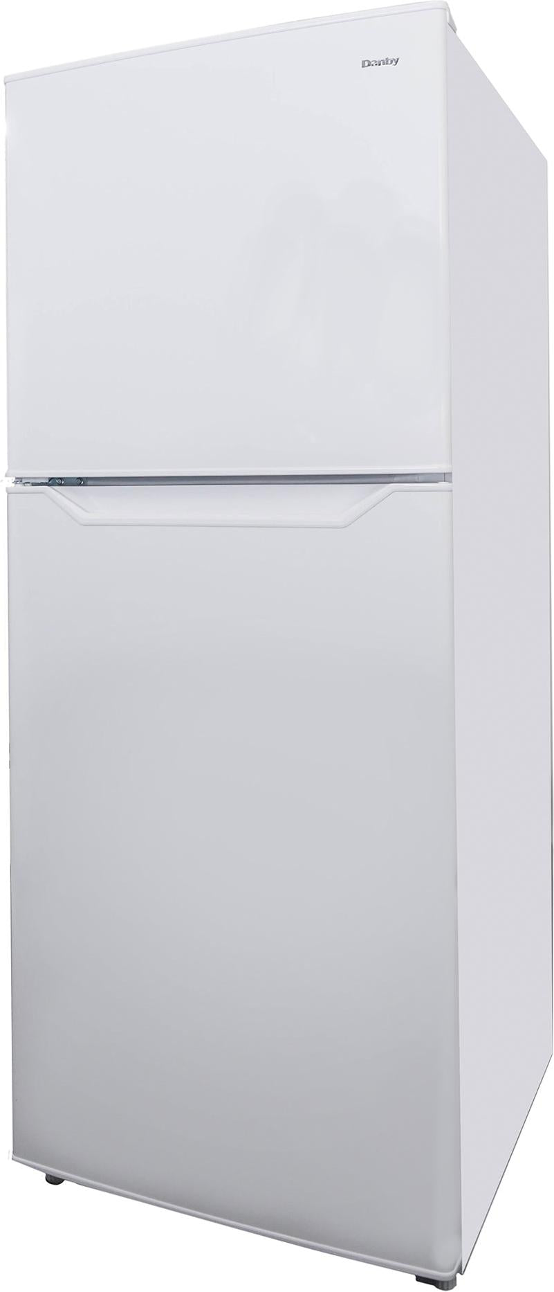 Danby - 11 cu.ft. Apartment Size Top Mount Left Hinged Fridge In White - DFF116B2WDBL
