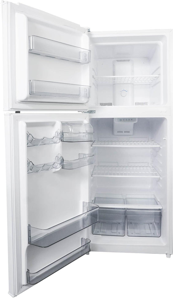 Danby - 11 cu.ft. Apartment Size Top Mount Left Hinged Fridge In White - DFF116B2WDBL