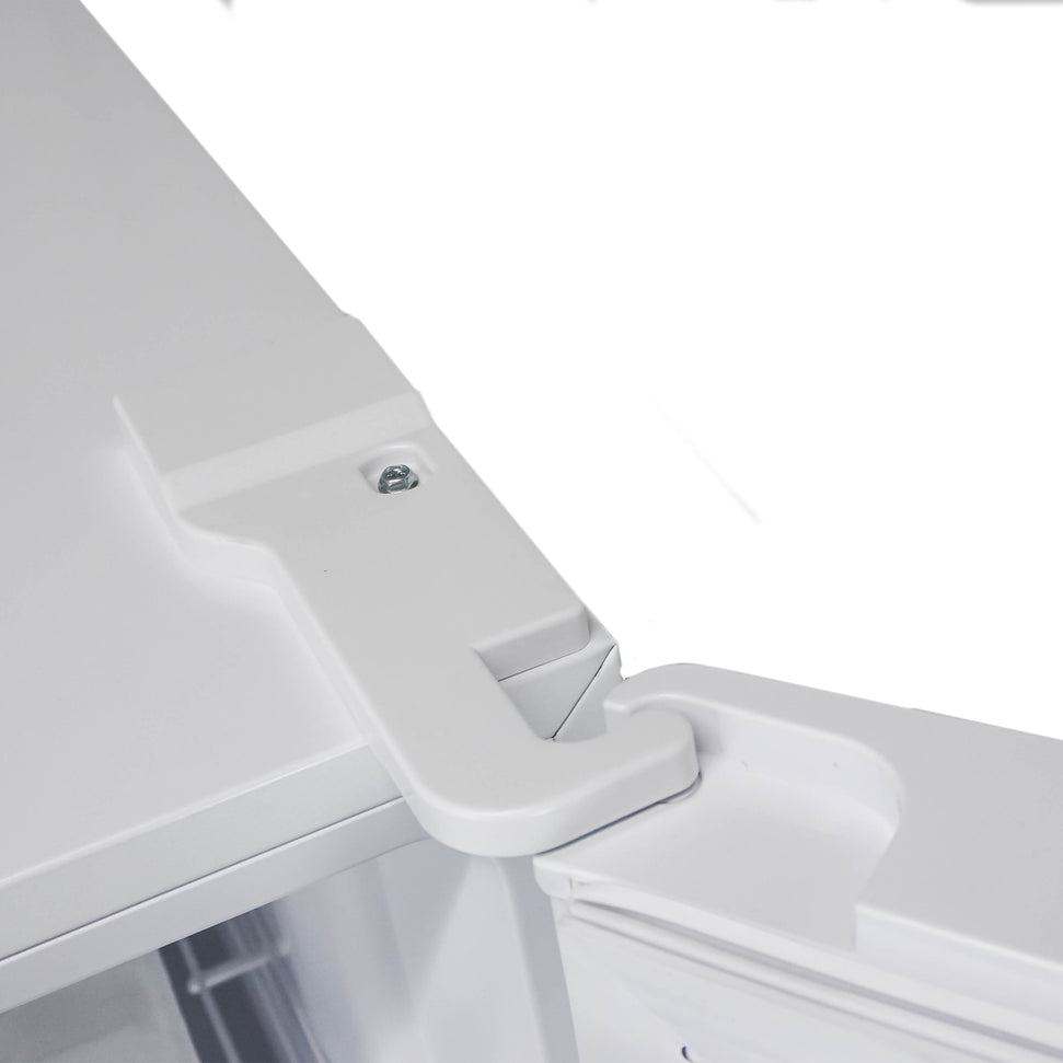 Danby - 11 cu.ft. Apartment Size Top Mount Left Hinged Fridge In White - DFF116B2WDBL