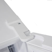 Danby - 11 cu.ft. Apartment Size Top Mount Left Hinged Fridge In White - DFF116B2WDBL