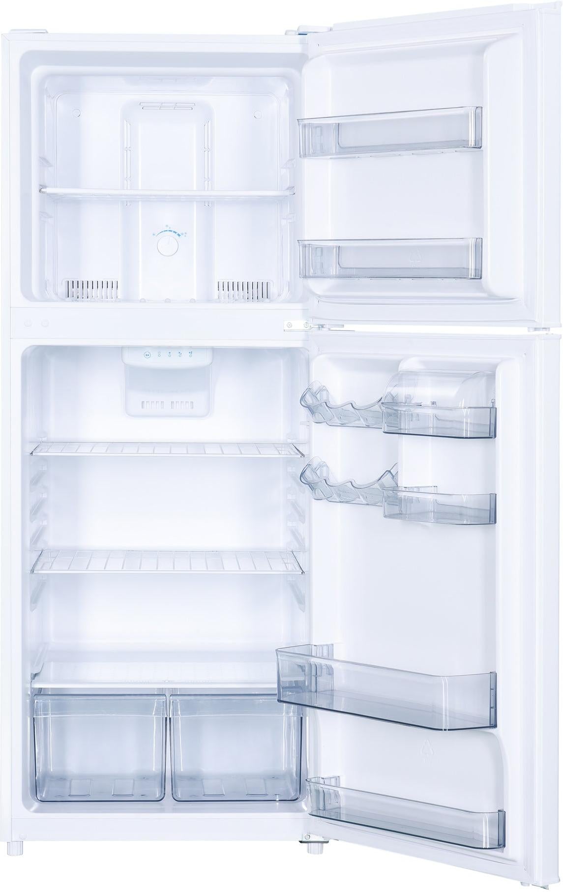 Danby - 11 cu.ft. Apartment Size Top Mount Right Hinged Fridge In White - DFF116B2WDBR