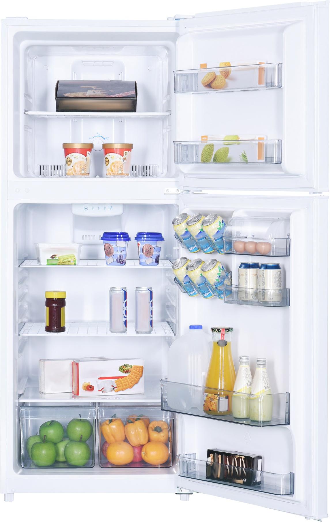 Danby - 11 cu.ft. Apartment Size Top Mount Right Hinged Fridge In White - DFF116B2WDBR