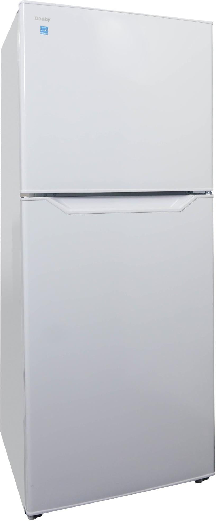 Danby - 11 cu.ft. Apartment Size Top Mount Right Hinged Fridge In White - DFF116B2WDBR