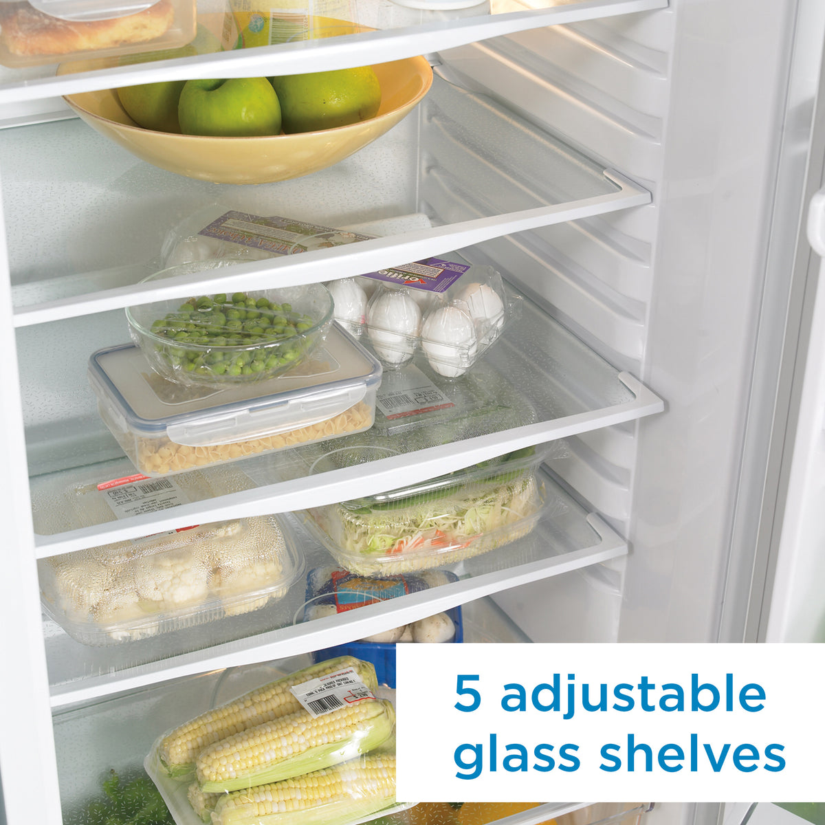 Danby - 11 cu.ft. Designer Apartment Size White Fridge - DAR110A1WDD