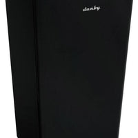 Danby - 11.0 cu.ft. Contemporary Classic Apartment Size Black Fridge - DAR110A3MDB