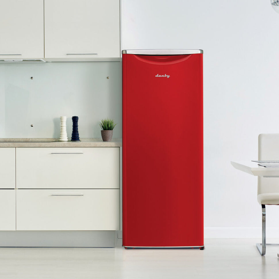 Danby - 11.0 cu.ft. Contemporary Classic Metallic Red Apartment Size Fridge - DAR110A3LDB