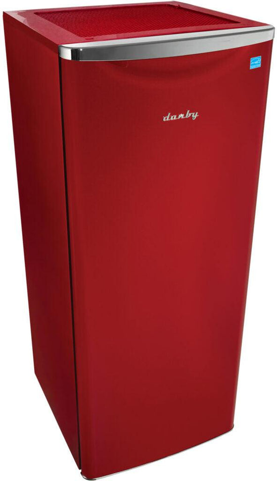 Danby - 11.0 cu.ft. Contemporary Classic Metallic Red Apartment Size Fridge - DAR110A3LDB