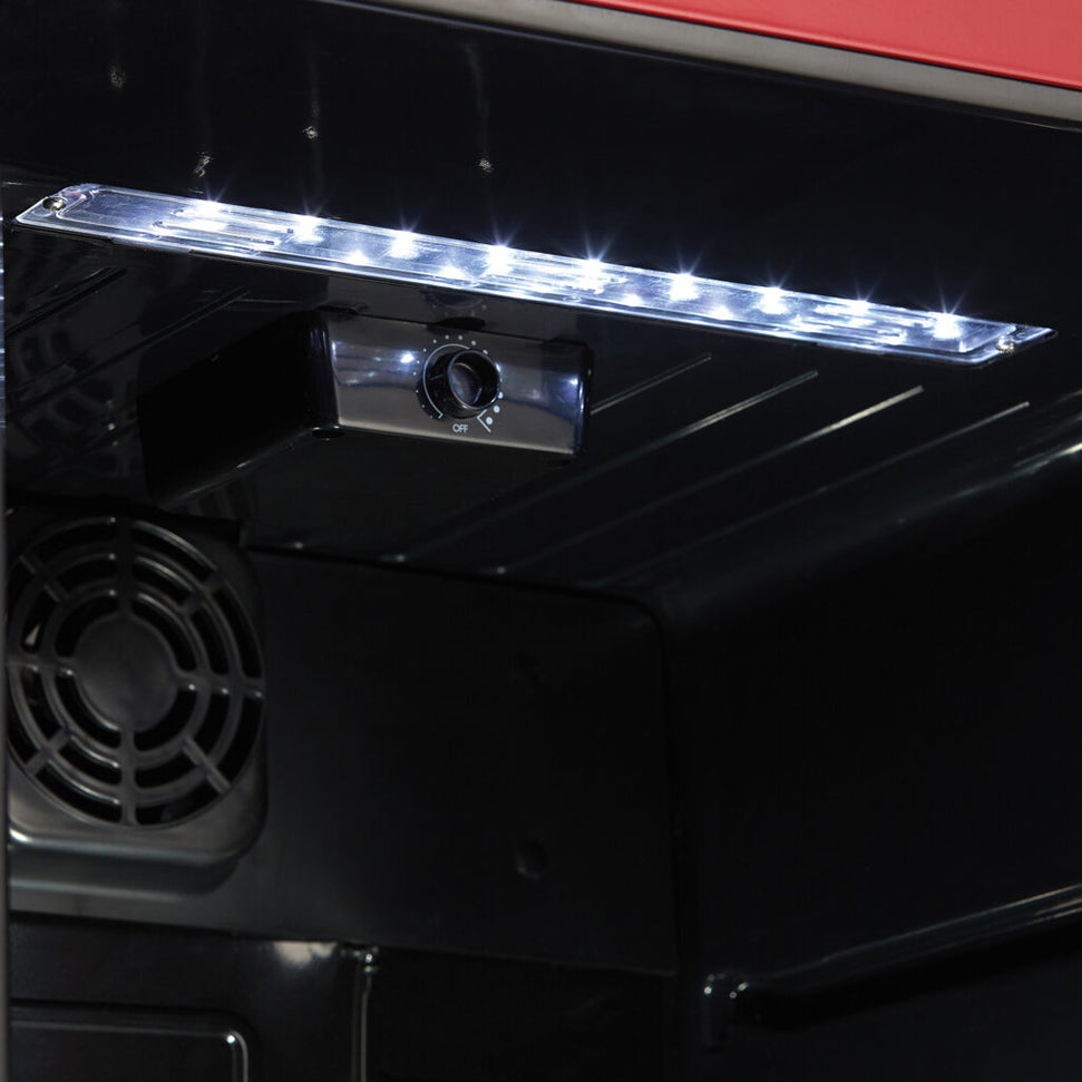 Danby - 11.0 cu.ft. Contemporary Classic Metallic Red Apartment Size Fridge - DAR110A3LDB