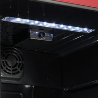 Danby - 11.0 cu.ft. Contemporary Classic Metallic Red Apartment Size Fridge - DAR110A3LDB