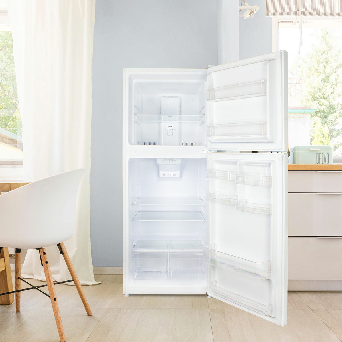 Danby - 11.6 cu.ft. Apartment Size Top Mount Fridge In White - DFF116B1WDBR