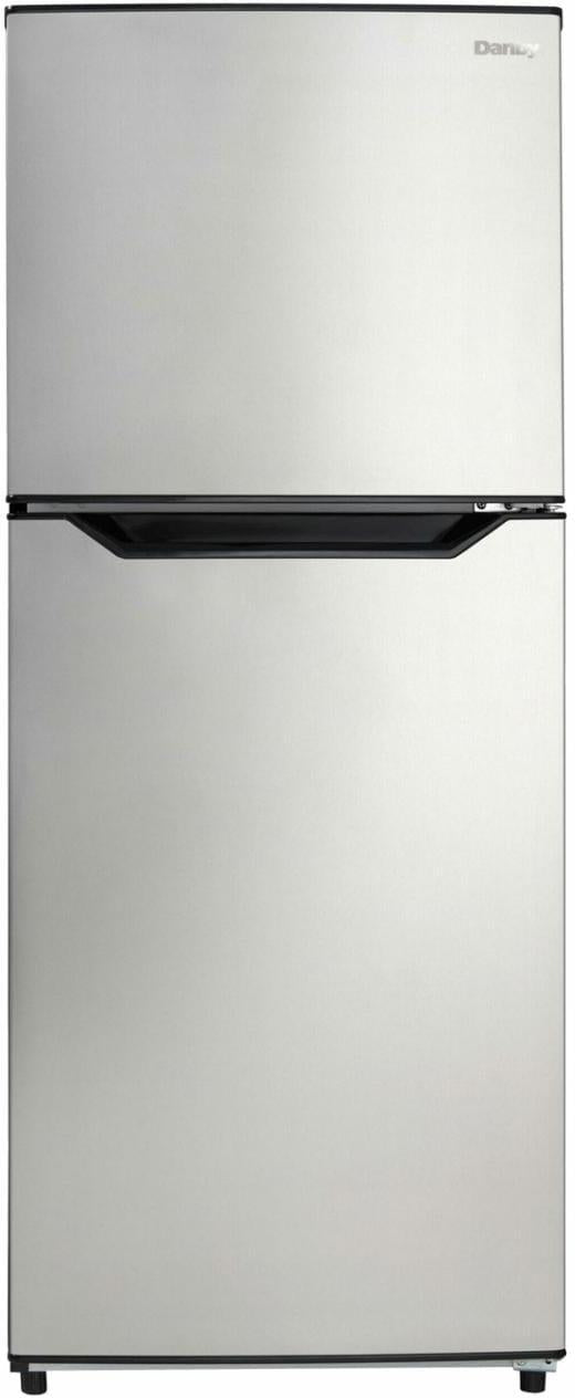 Danby - 11.6 cu.ft. Apartment Size Top Mount Left Hinged Fridge In Stainless Steel - DFF116B2SSDBL