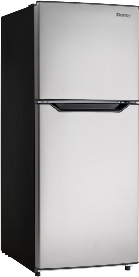 Danby - 11.6 cu.ft. Apartment Size Top Mount Right Hinged Fridge In Stainless Steel - DFF116B2SSDBR