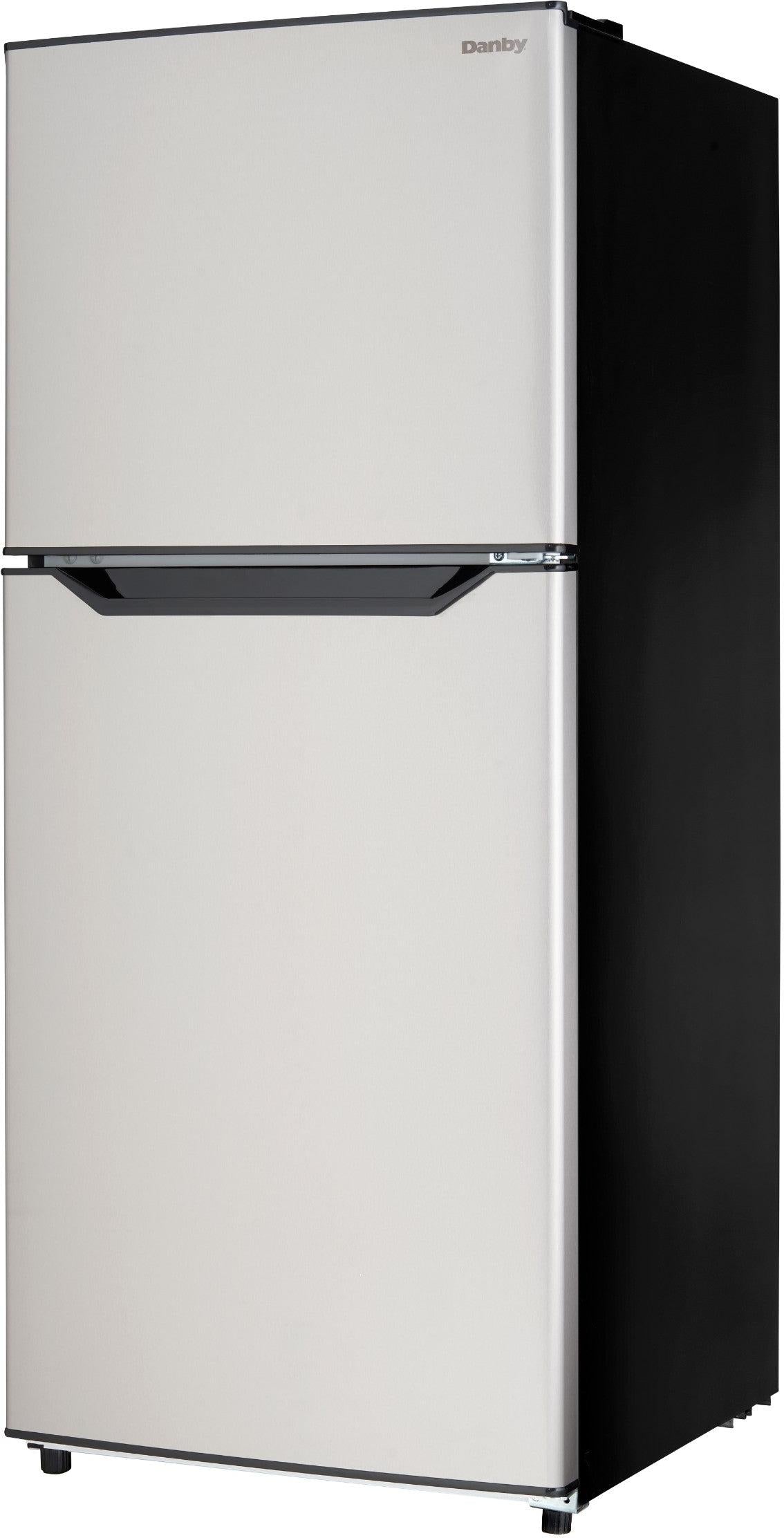 Danby - 11.6 cu.ft. Apartment Size Top Mount Right Hinged Fridge In Stainless Steel - DFF116B2SSDBR