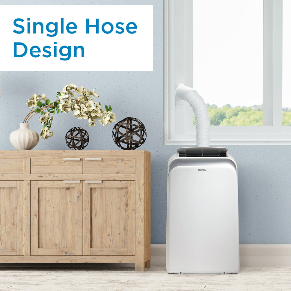 Danby - 12000 BTU (8000 SACC) Portable Air Conditioner In White - DPA080B1WDB-6