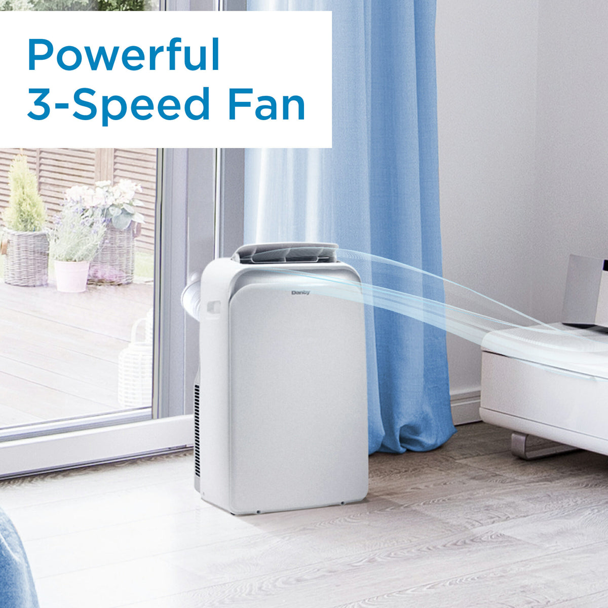 Danby - 12000 BTU (8000 SACC) Portable Air Conditioner In White - DPA080B1WDB-6