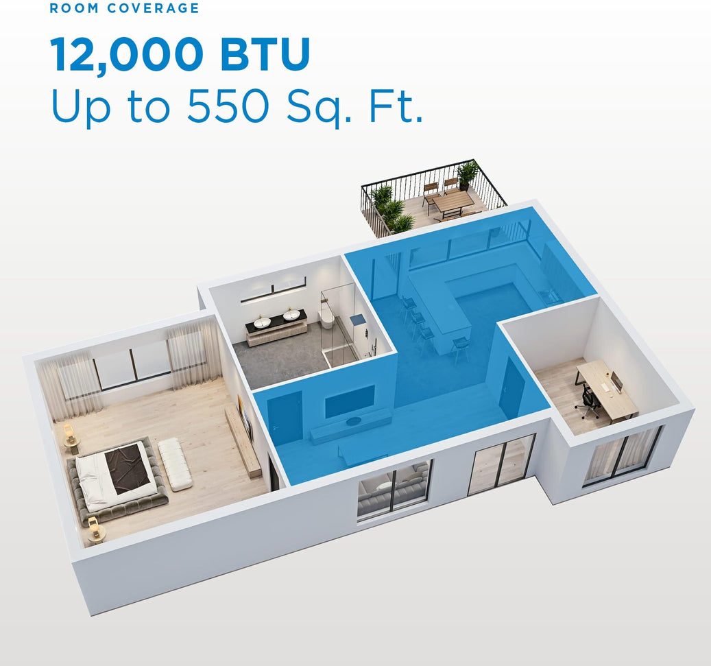 Danby - 12000 BTU Through-The-Wall AC In White - DTAC120B1WDB