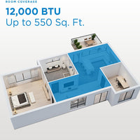 Danby - 12000 BTU Through-The-Wall AC In White - DTAC120B1WDB