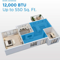 Danby - 12000 BTU Window AC In White - DAC120EB8WDB