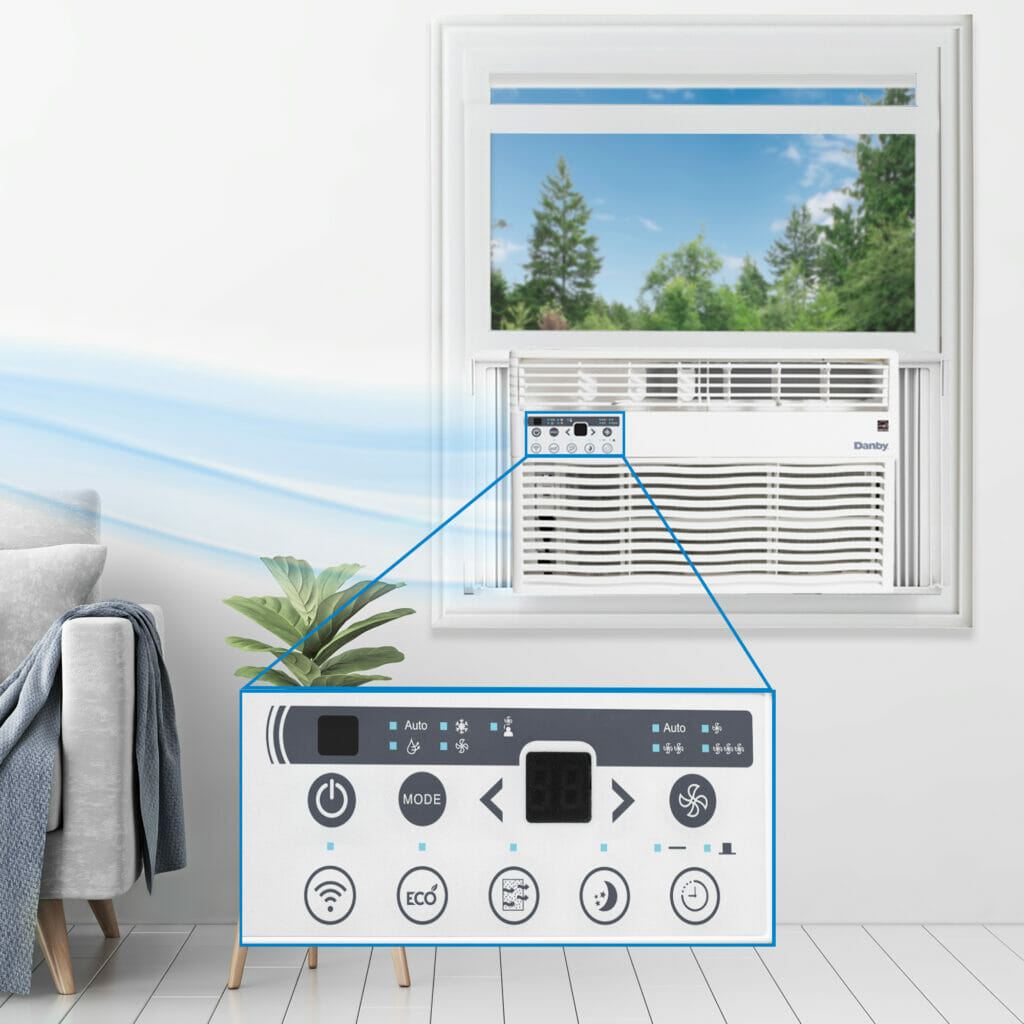 Danby - 12000 BTU Window AC In White - DAC120EB8WDB