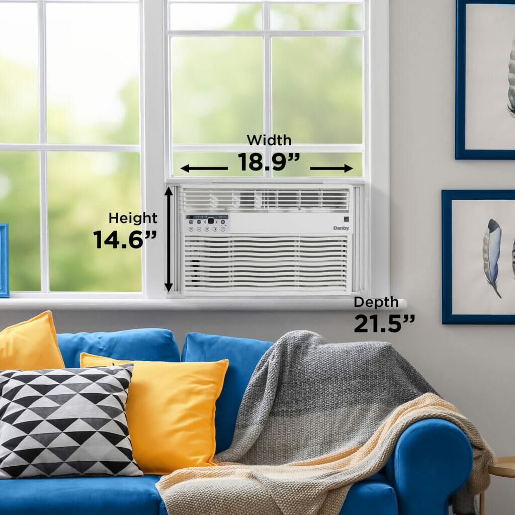 Danby - 12000 BTU Window AC In White - DAC120EB8WDB