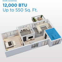 Danby - 12000 BTU Window AC In White - DAC120EB9WDB-6