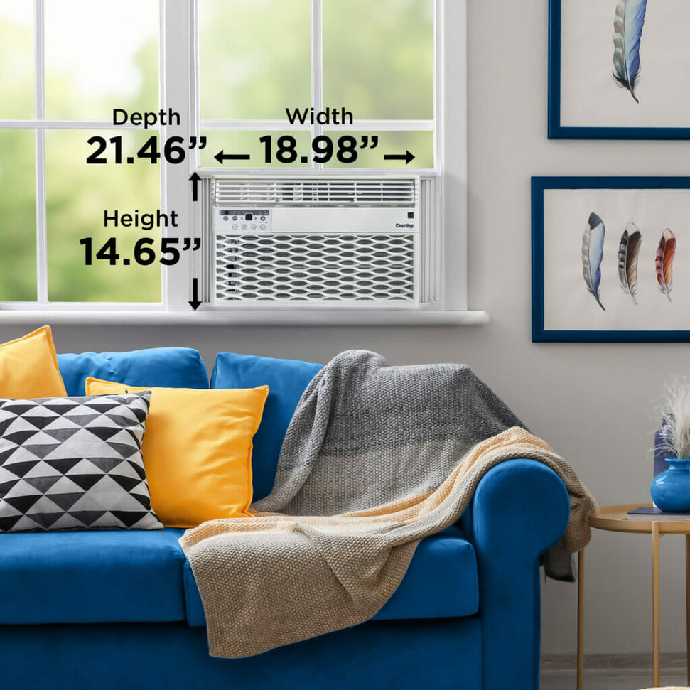 Danby - 12000 BTU Window AC In White - DAC120EB9WDB-6