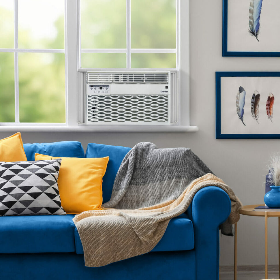 Danby - 12000 BTU Window AC In White - DAC120EB9WDB-6